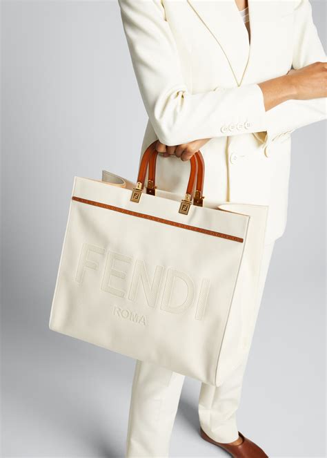 fendi totes ebay|Fendi denim tote bag.